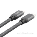 USB-3.1 Type-C kabel 20Gbps USB ke kabel USB